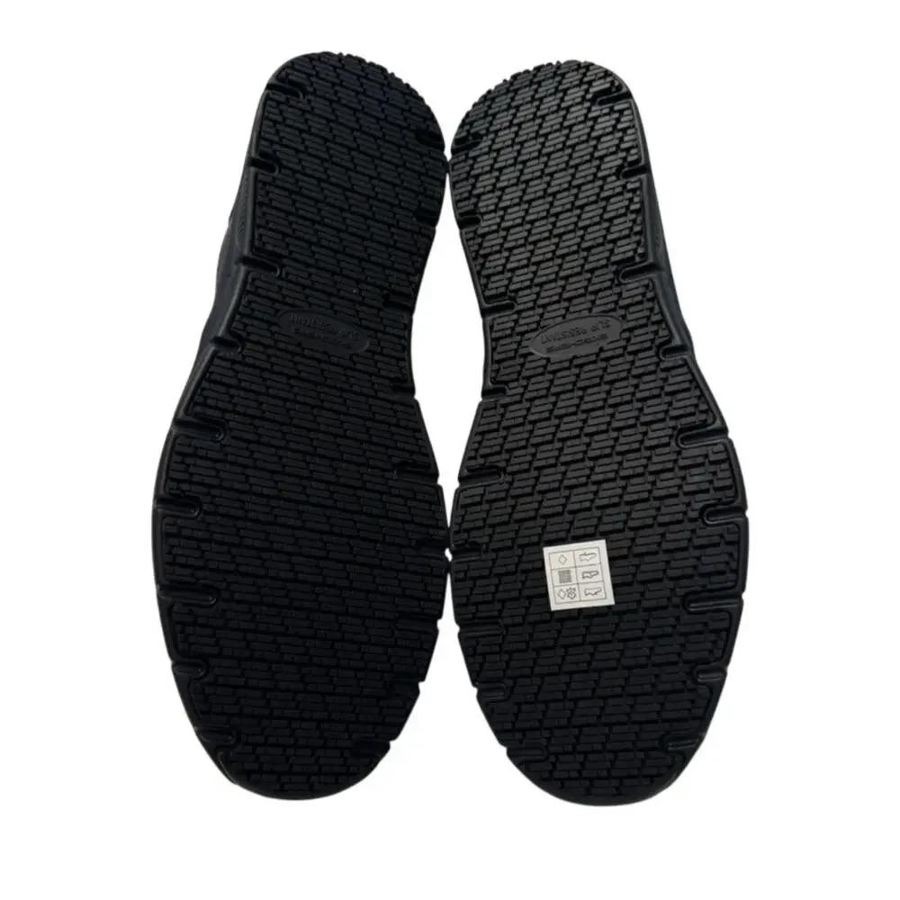 Skechers Men's Slip-ins Work Nampa - Broxtin Shoes in Black, Size 13